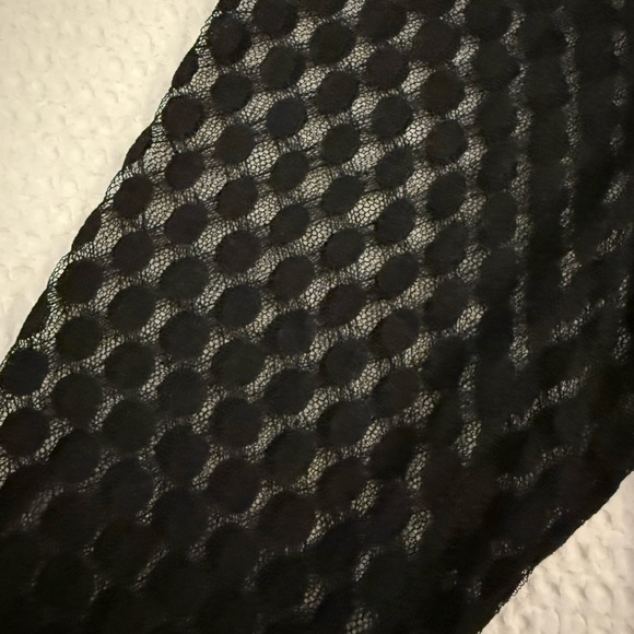 Love Tree Black Turtleneck Sweater with Sheer Sleeves - size small - Picture 3 of 5